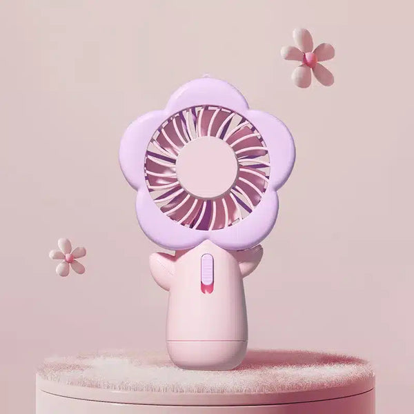 Cute Handheld Mini Flower Fan image 6