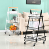 Perfect Dealz 3 Tier Fruit Vegetable Storage Rack with Wheels