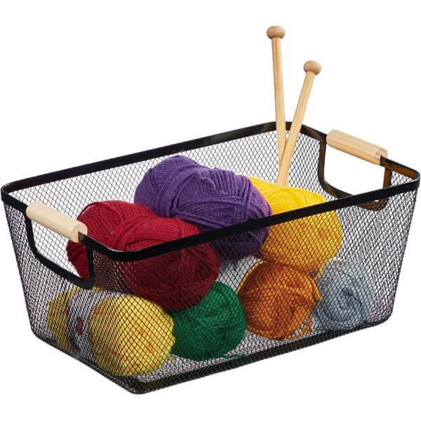 Perfect Dealz Small Stainless Steel Mesh Storage Basket
