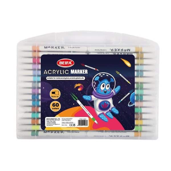 Perfect Dealz 60 Colours Acrylic Marker
