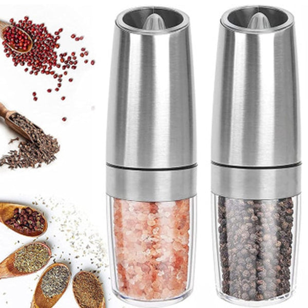 Perfect Dealz Gravity Electric Salt & Pepper Mill