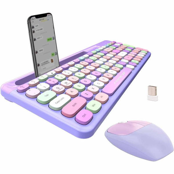 Perfect Dealz Compact Wireless Keyboard and Mouse Combo