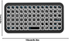 Perfect Dealz Mini Bluetooth Keyboard With Light Effect
