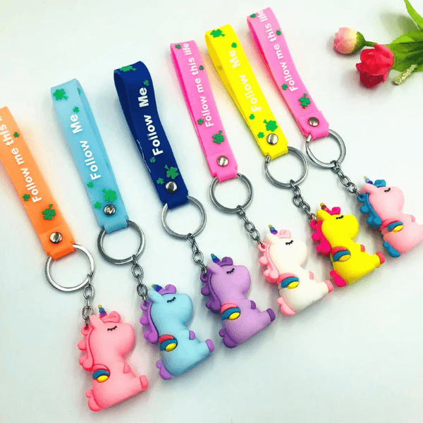 PVC Rubber Cartoon Keyring image 4