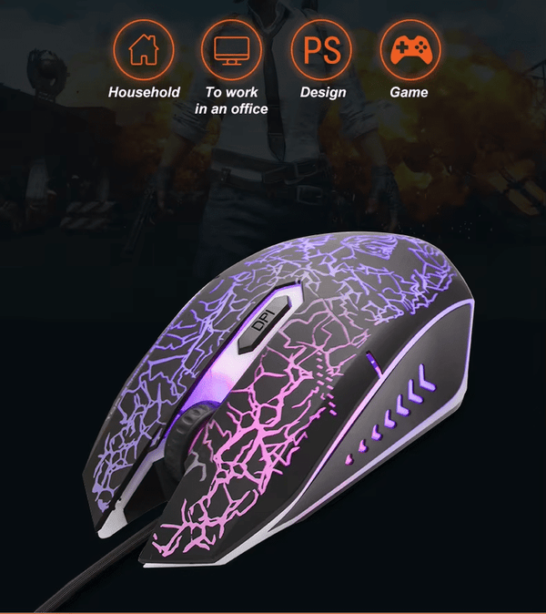 Perfect Dealz K13 Wired Professional Gaming Keyboard with Mouse