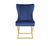 Perfect Dealz Velvet Blossom Button Back Dining Chair