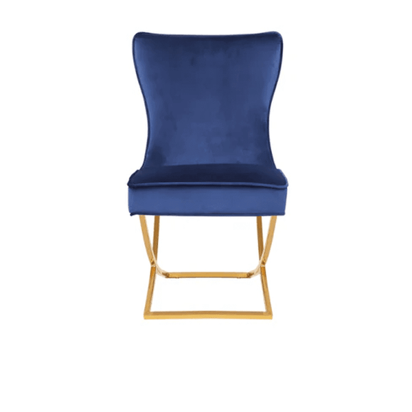 Perfect Dealz Velvet Blossom Button Back Dining Chair