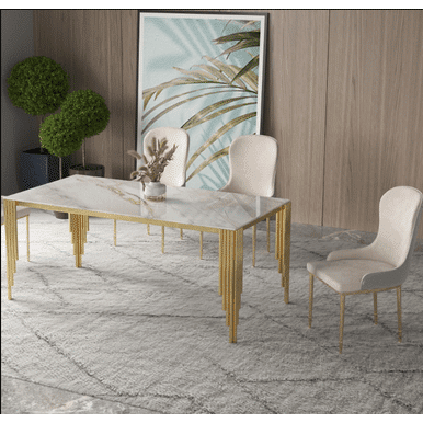 Perfect Dealz Marble Top Dining Table