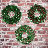 Perfect Dealz Sparkling Holiday Tinsel Wreath – 47cm