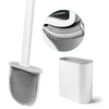 Silicone Toilet Brush With Toilet Brush Holder image 1