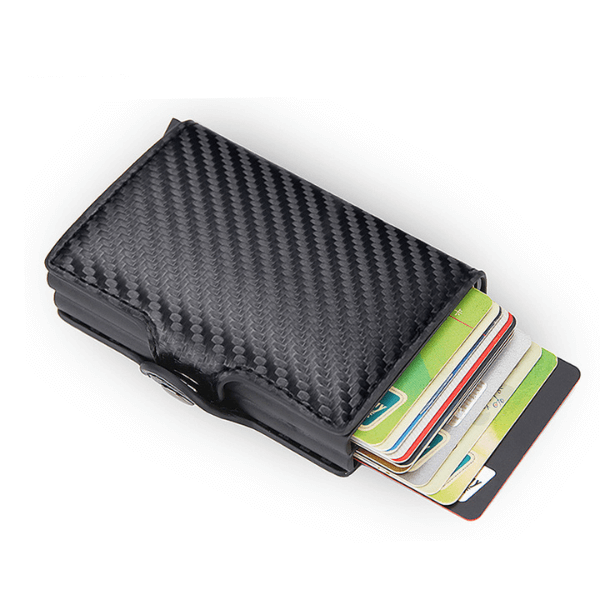 Pop Up Double Box Metal Card Holder Wallet image 0