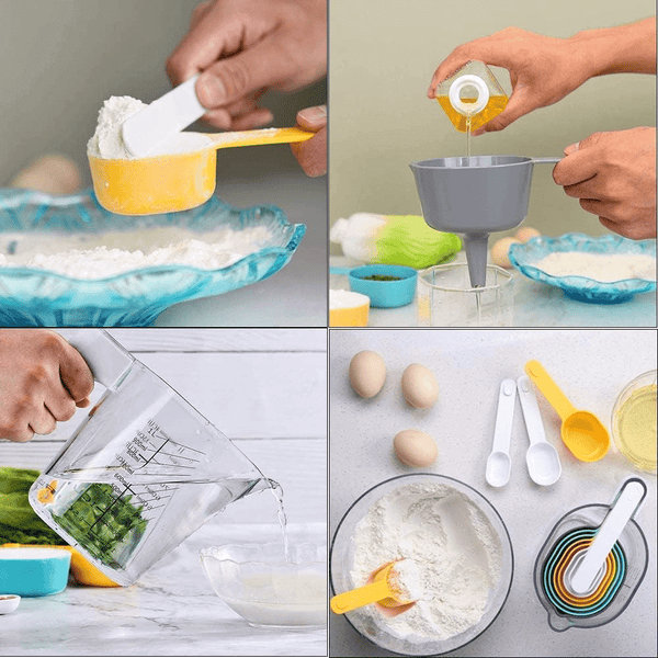 Perfect Dealz 9 Piece Stackable Measuring Cup Set