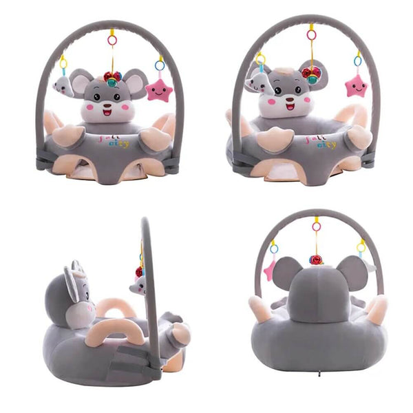 Kids Plush Chair Baby Seats Sofa With Game Pole image 5