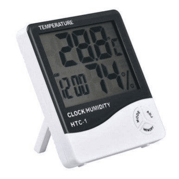 Digital Thermometer & Hygrometer with LCD Display image 1