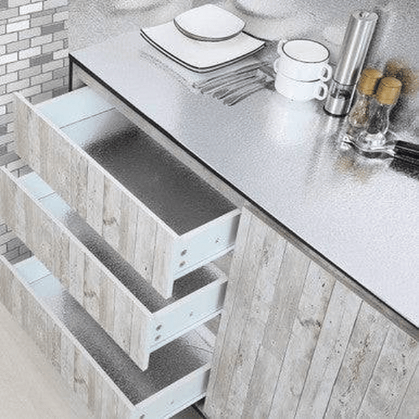 Perfect Dealz Self-Adhesive Kitchen Aluminium Counter Sticker