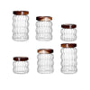 Perfect Dealz 6 Pack Glass Storage Jars