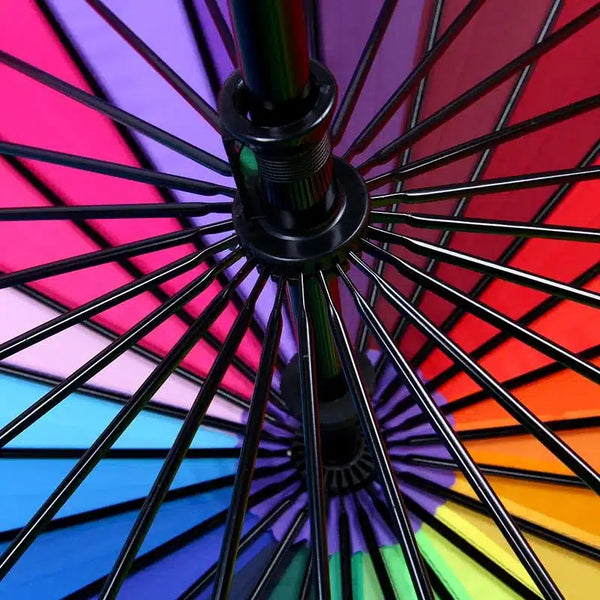 Long Handle Rainbow Umbrella image 6