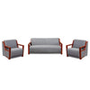 Perfect Dealz Wood Frame Workspace Office Sofa Set