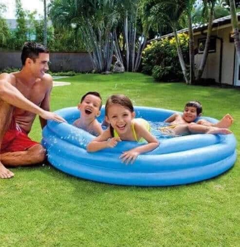 Perfect Dealz Crystal Blue Inflatable Kids Pool