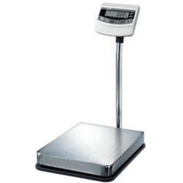 Digital Scale 1000Kg with stainless steel platform for precise industrial weight measurements.