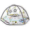 Baby Educational Playmat featuring a colorful design with activity arches and sensory toys for engaging play.