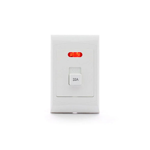 Two Pole Isolator Switch with Pilot Light 4x2 32A