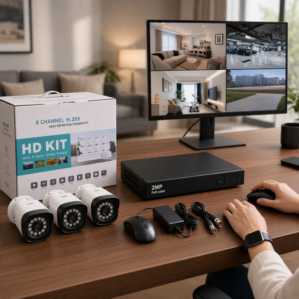 8-Channel H.265 5MP HD Video Security Kit