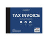 Marlin - A6 Tax Invoice Duplicate Books Pack Of 5 on a blue background, designed for professional invoicing.