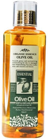 Olive Oil Infused with Argan Oil & Rose Petals for hair health, hydration, and shine.
