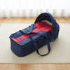 Kid Baby Travel Bassinet Cribs Cot Bed in navy and red, designed for comfort and portability for newborns.