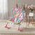 Baby Chair Design Detachable Soft Baby Rocking Chair with colorful toys and soft fabric for infants.