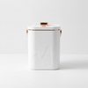 1.8L USB Nano Spray Humidifier with a sleek white design and rose gold accents, ideal for improving indoor air quality.