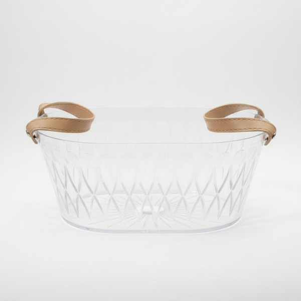 Transparent Plastic Ice Bucket for Beer