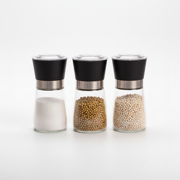 100ml Glass Spice Jar with Ceramic Grinder