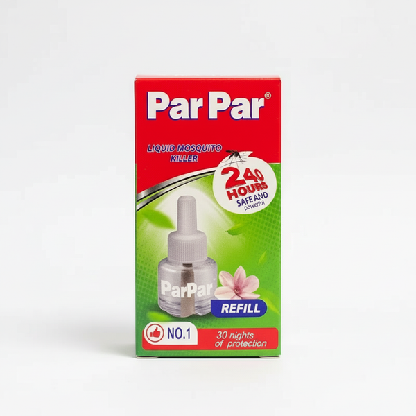 Mosquito Liquid Refill by Par Par, providing 240 hours of protection against mosquitoes indoors.