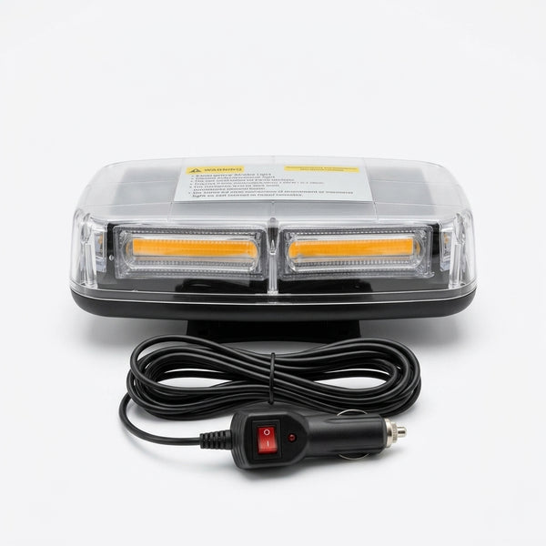 Trucks Strobe Flashing Side Light Bar with LED lights and power cord, designed for vehicle visibility in emergency situations.