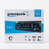 Dual USB Car MP3 Player in packaging, featuring Bluetooth, DAB radio, and modern audio controls.