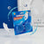 Solid Blue Disposable Bubble Toilet Cleaner package featuring blue cleaning blocks, designed for effective toilet hygiene.