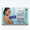 Brightening Facial and Body Soap packaging showcasing anti-wrinkle, acne treatment, and skin detoxification benefits.