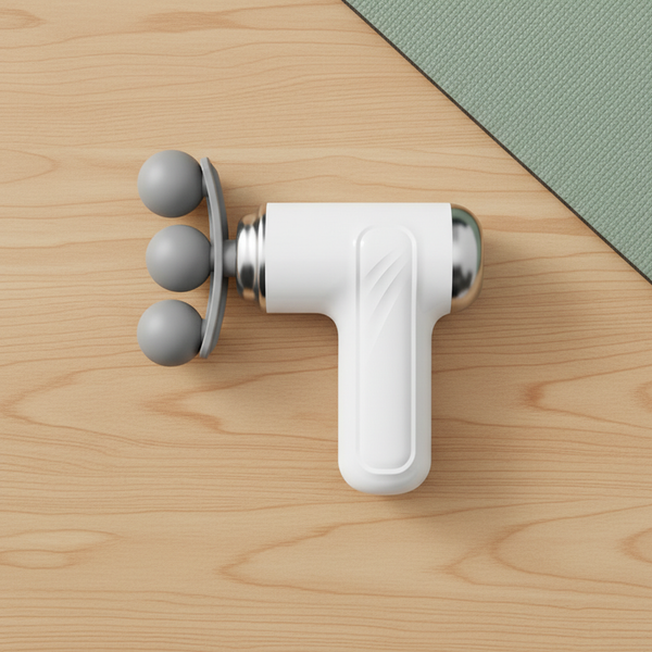 3-Head Body Massager designed for targeted muscle relief with interchangeable heads for a personalized massage experience.