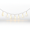 Ramadan Eid String Lights Decoration with warm LED moons and stars for festive celebrations.