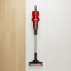 2000W Handheld & Stick Cordless Vacuum Cleaner positioned on a floor, showcasing its sleek design and powerful features.
