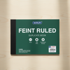 A6 Feint Ruled Duplicate Book Pack on a wooden background with details about size and perfored sheets.