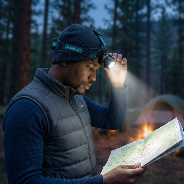 High-Power P50 Rechargeable Zoom LED Headlamp