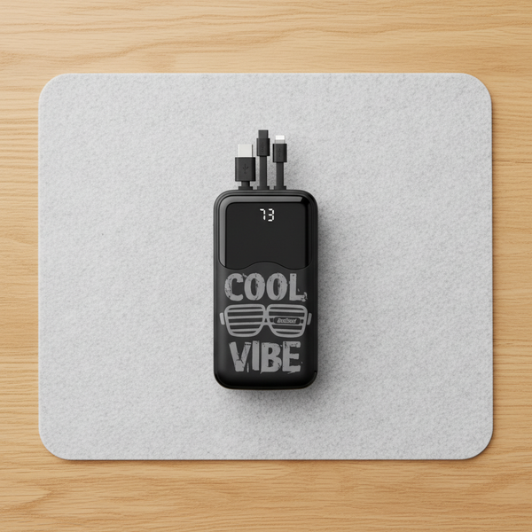 60000mAh Power Bank with Built-In Cables