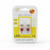 T10 W5W Car LED Interior Dome Light pack featuring two high-power LED bulbs with SMD design.