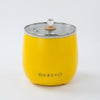 Remote Control Aromatherapy Fan in bright yellow color with a transparent lid and control buttons.