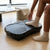 Person using Vibration Platform Slimming Exercise Machine at home for a low-impact workout.