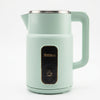 1.8L Stainless Steel Hot Water Kettle in mint green color, perfect for quick coffee and tea preparation.