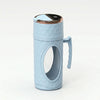 HP-900 Home Portable Blender in light blue with a honeycomb design and a handle for easy carrying.